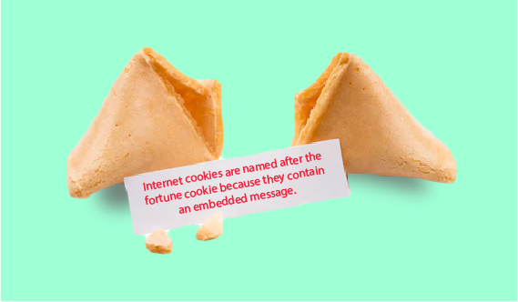 internet cookies are named after fortune cookies