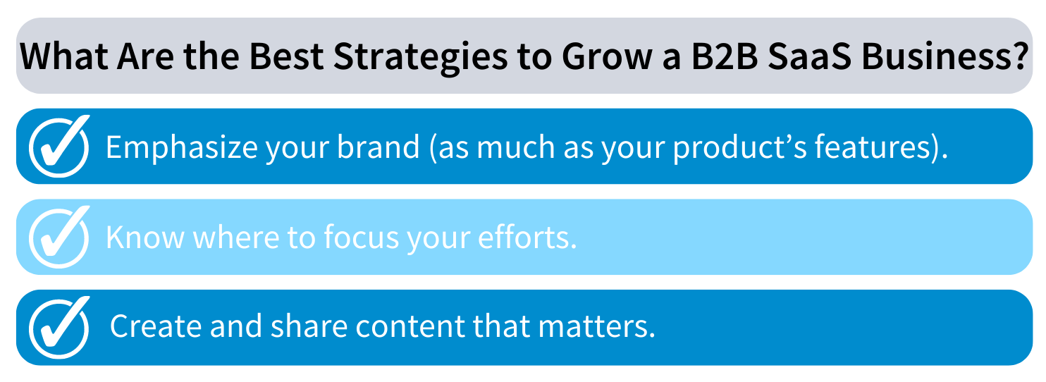 What Are the Best Strategies to Grow a B2B SaaS Business
