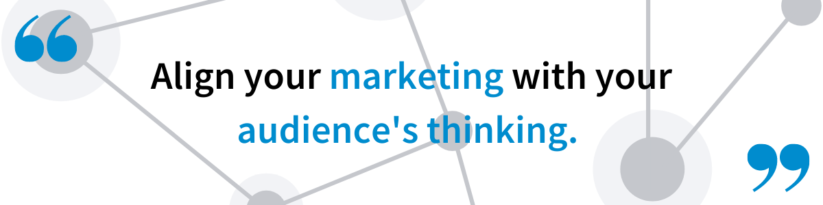 Align marketing with your audience