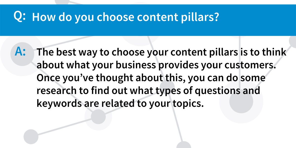 Choosing content pillars Q&A