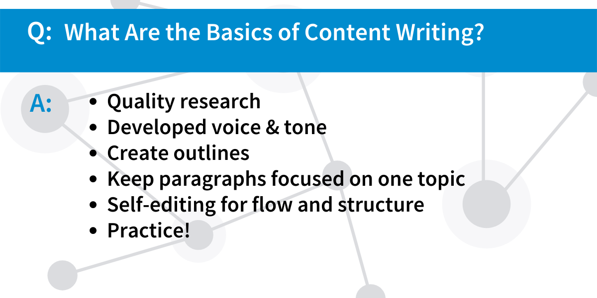 Basics of Content Writing 