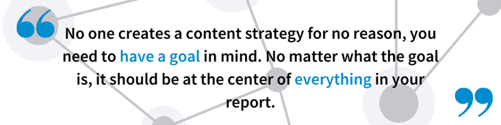 No one creates a content strategy for no reason quote