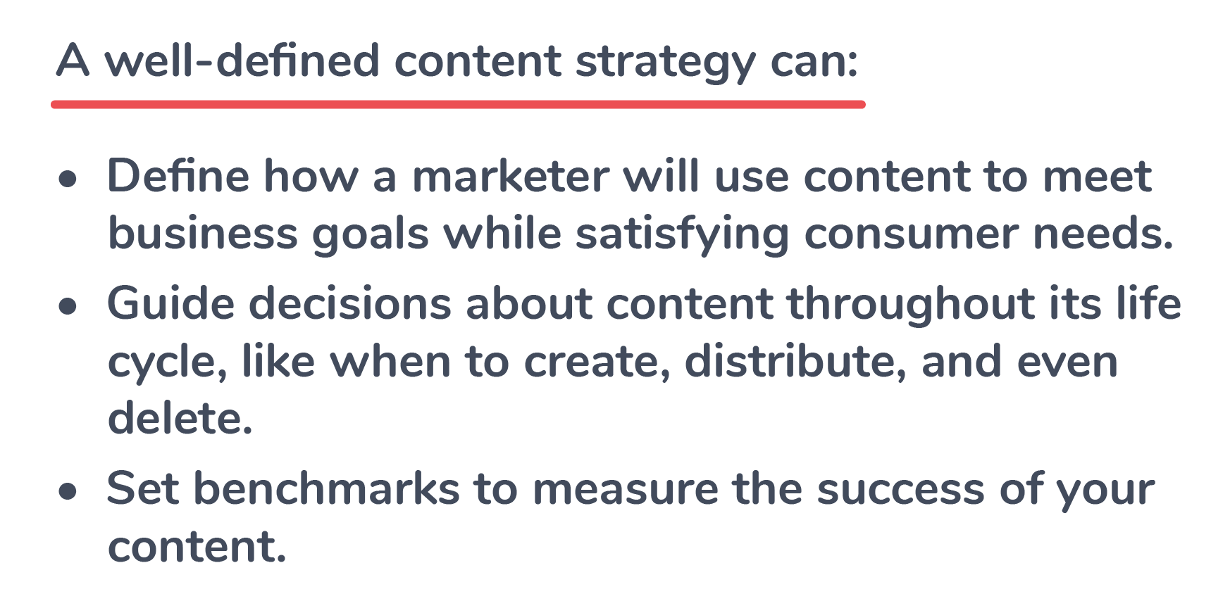 Defined Content Strategy