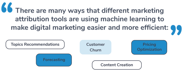 Types of Machine Learning in Marketing Attribution