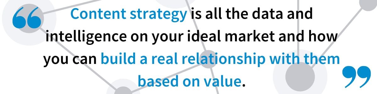 content strategy is about building relationships