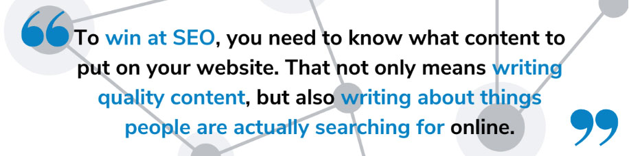 create quality seo content