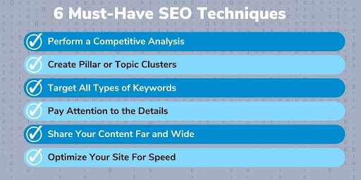 6 must-have seo techniques