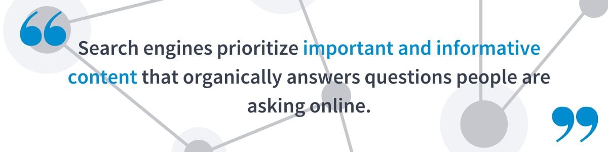 How Search Engines Answer Questions