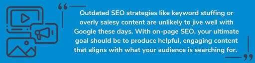 outdated seo strategies