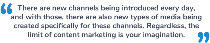 content marketing channels