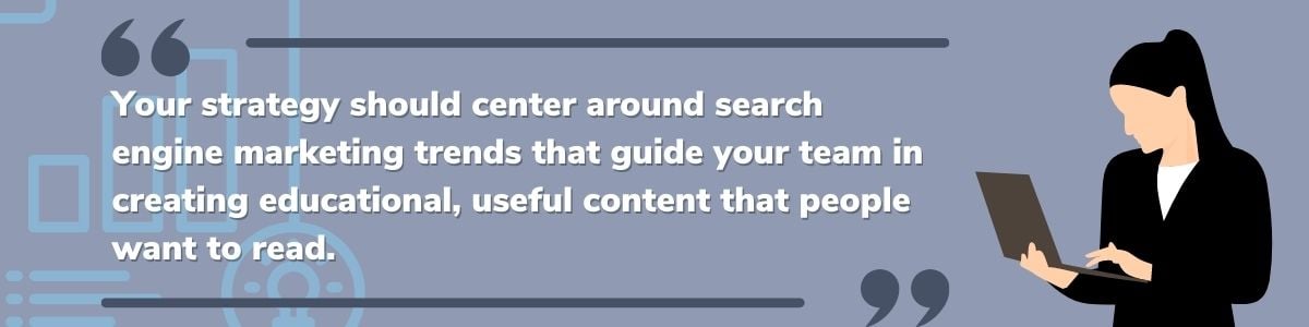 SEO strategy with helpful content