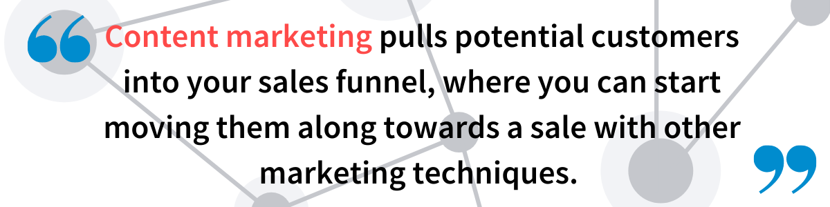 Content marketing and the sales funnel