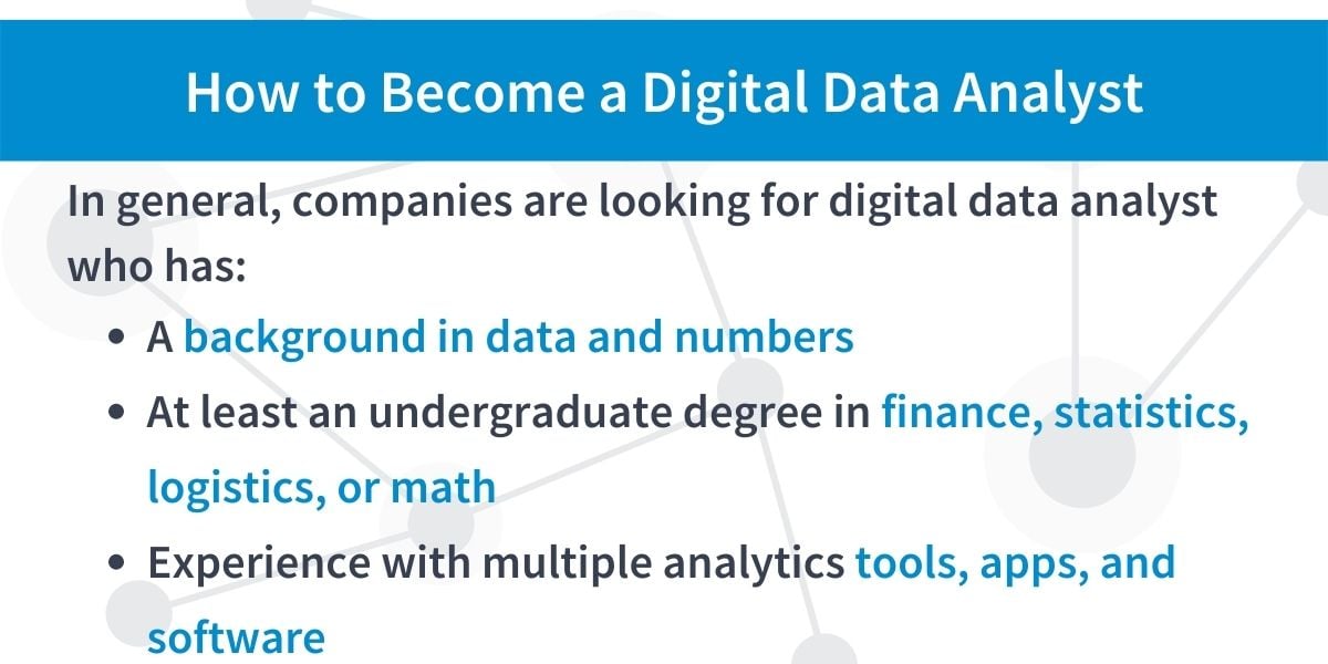 How to Become a Digital Data Analyst
