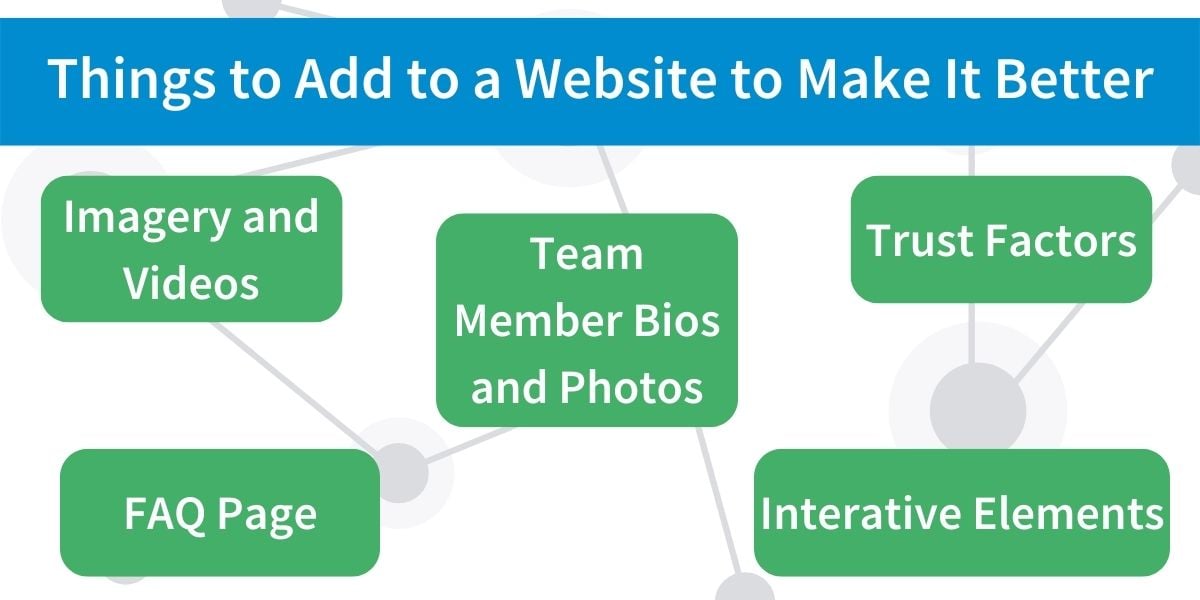 Things to Add to a Website to Make It Better