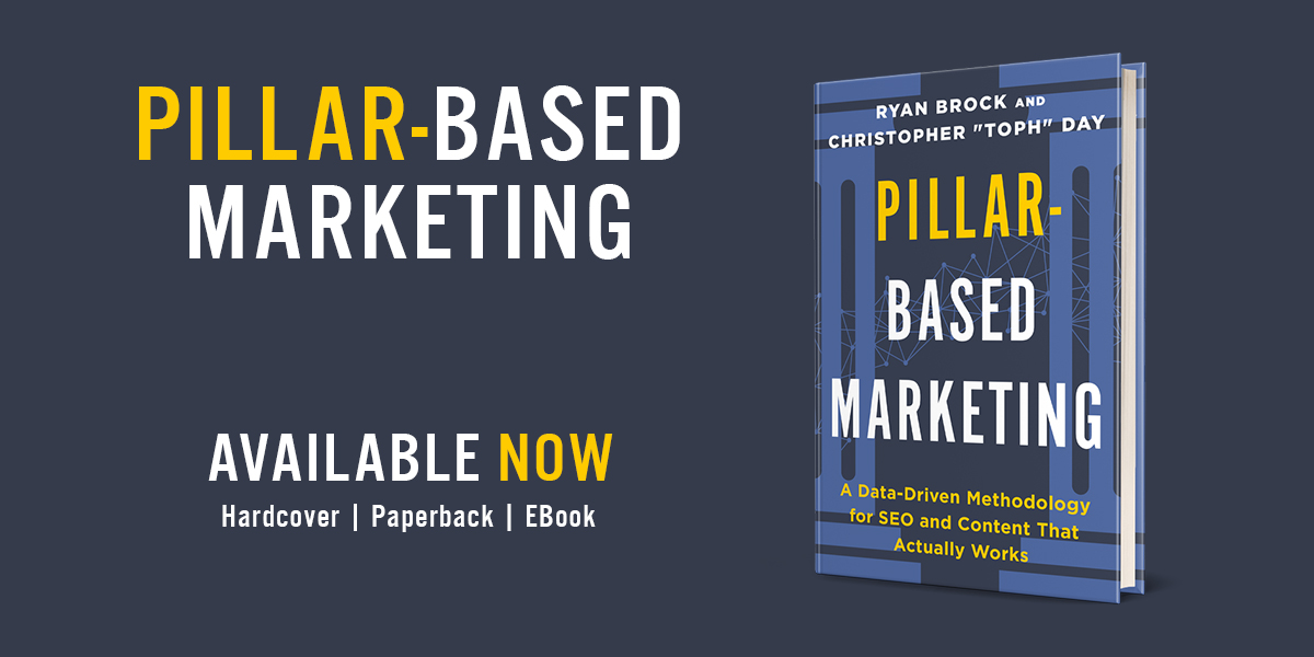Pillar-Based Marketing Book Available Now