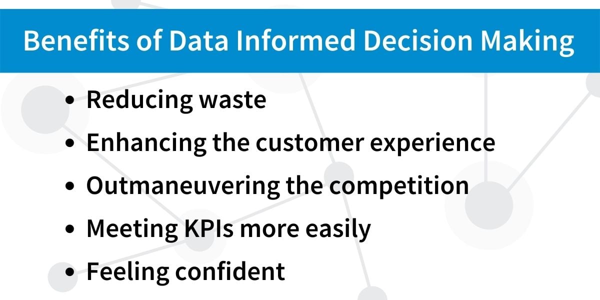 Benefits of Data Informed Decision Making