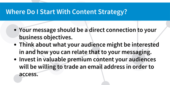 Starting Your Content Marketing Strategy