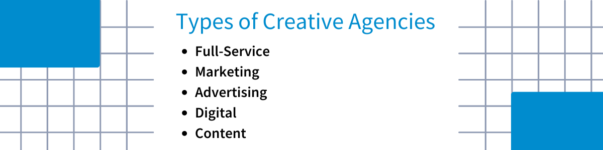 The 5 types of creative agencies