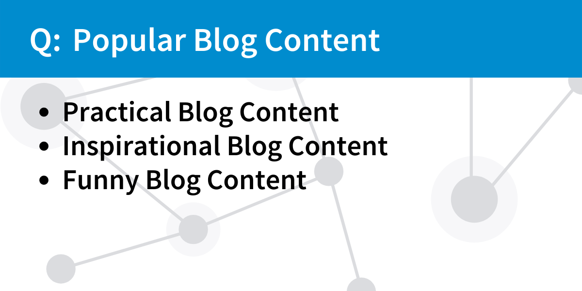 popular blog content
