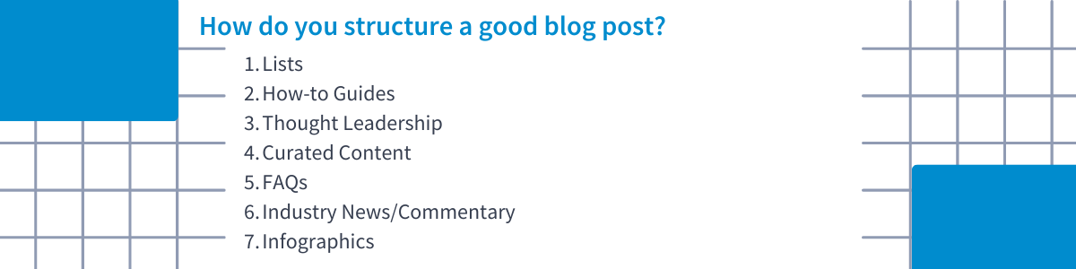 structuring a blog post