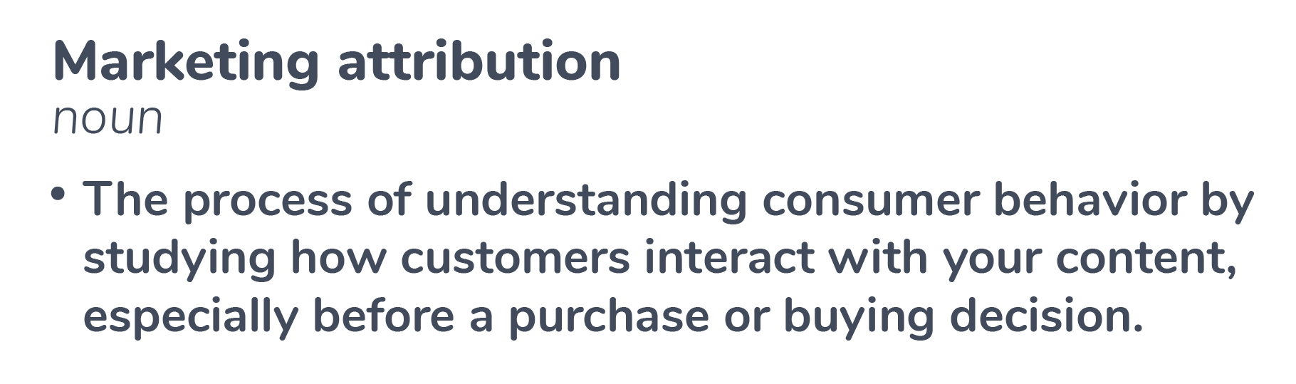 Marketing Attribution Definition