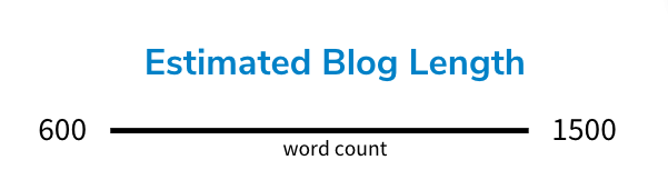 estimated blog length word count