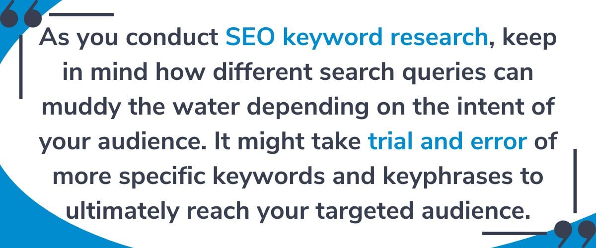 SEO Keyword Research Tip