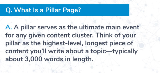 good seo pillar page defined