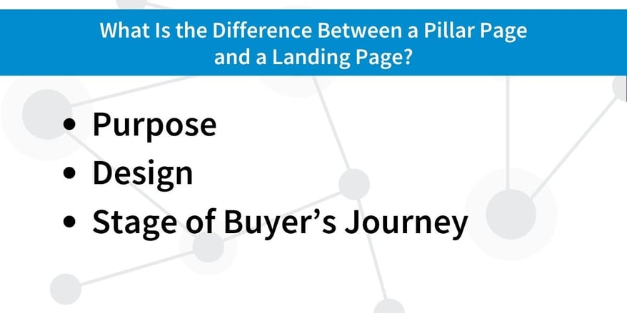 Difference Between a Pillar Page and a Landing Page