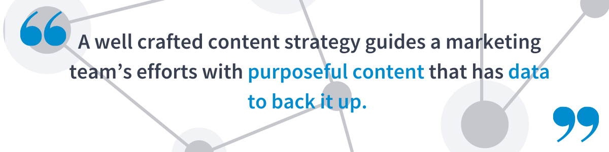 what does a good content strategy look like?