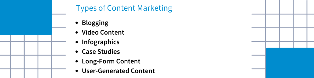 Types of Content Marketing