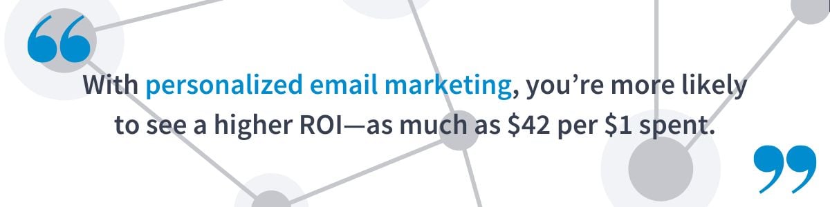 personalized email marketing